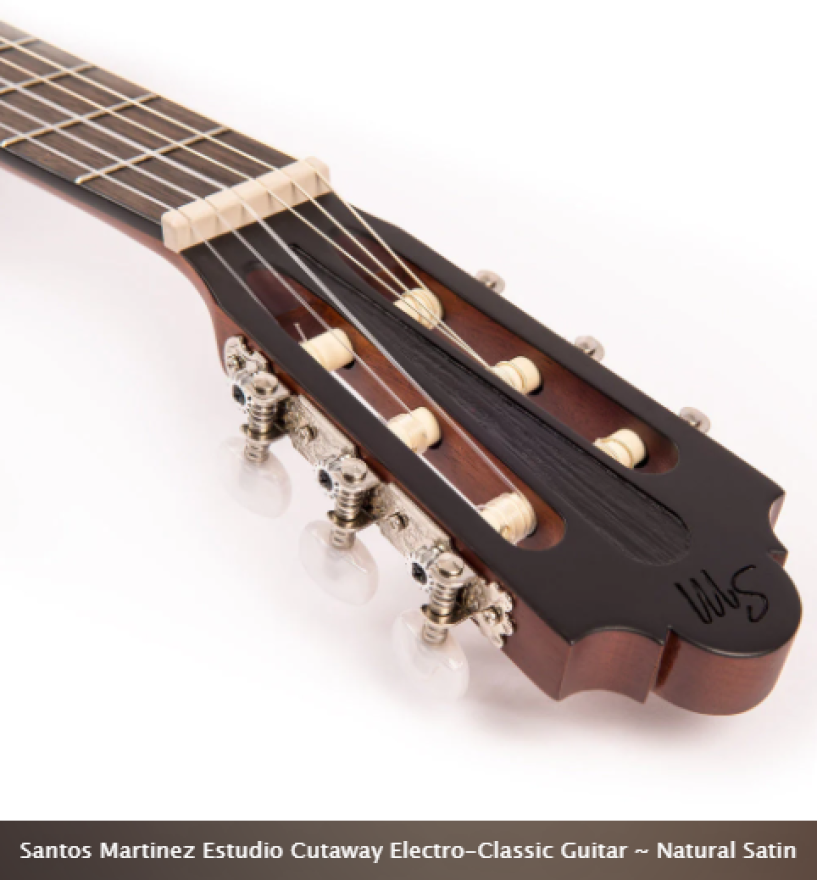 Guitare électro-classique Santos Martinez SM250CE-5